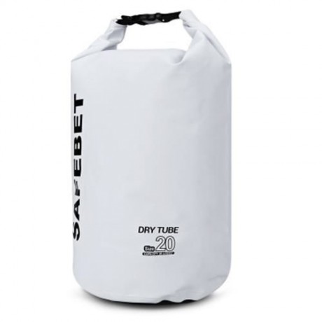 GUAPABIEN OUTDOOR 20L WATERPROOF POUCH DRIFT RAFTING BAG (WHITE)