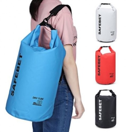 GUAPABIEN OUTDOOR 20L WATERPROOF POUCH DRIFT RAFTING BAG (WHITE)