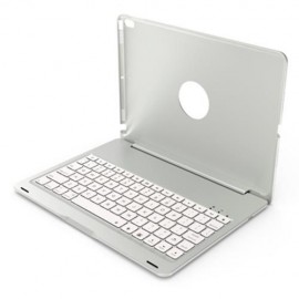 BLUETOOTH 3.0 KEYBOARD CASE BACKLIT FOR IPAD PRO 10.5 INCH 2017 (SILVER)