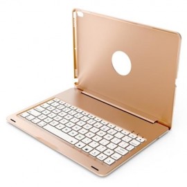 BLUETOOTH 3.0 KEYBOARD CASE BACKLIT FOR IPAD PRO 10.5 INCH 2017 (GOLDEN)