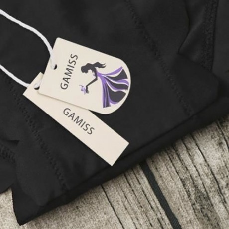 HIGH WAISTED HALTER SCALLOPED BIKINI SET (BLACK)