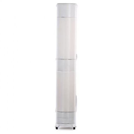GAP STORAGE SLIM SLIDE OUT TOWER RACK SHELF WITH WHEELS 3-TIER (GREY WHITE)