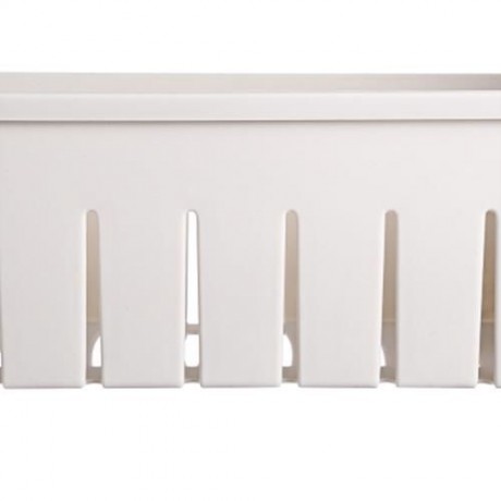 GAP STORAGE SLIM SLIDE OUT TOWER RACK SHELF WITH WHEELS 3-TIER (GREY WHITE)