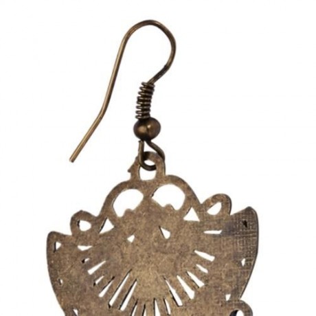 TRENDY BOHEMIAN FRINGED BEADS WOMEN DROP EARRINGS (LAKE BLUE)