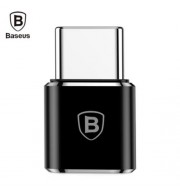 BASEUS MINI OTG MALE TYPE-C TO FEMALE MICRO USB CONVERTER (BLACK)