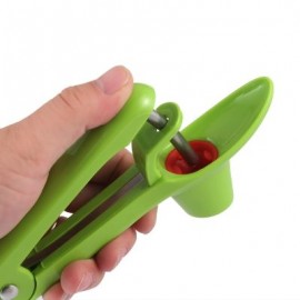Cherry Pitter Red Date Fruit Core Remover Kitchen Tool (COLORMIX)