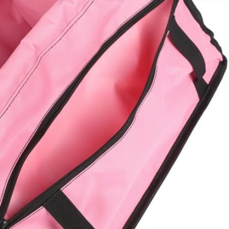 DOUBLE-DECK WATERPROOF PORTABLE PET DOG CAR CARRY BAG (PAPAYA)