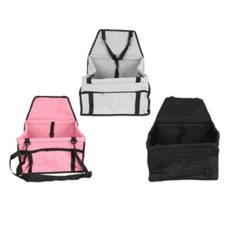 DOUBLE-DECK WATERPROOF PORTABLE PET DOG CAR CARRY BAG (PAPAYA)