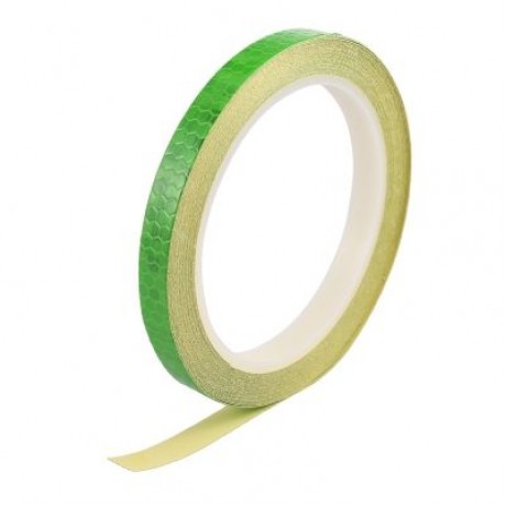 Bicycle Reflective Stickers Security Wheel Rim Decal Tape (GREEN)