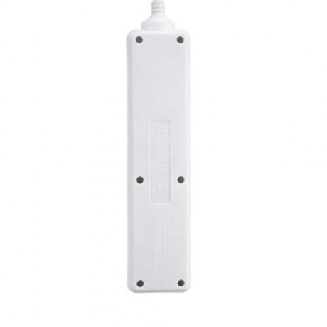 EU PLUG SOCKET 4 OUTLETS WITH EXTENSION CABLE SWITCH (WHITE)