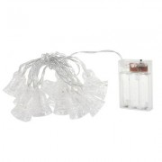 20 LEDs 2M Bell String Light Decoration Lamp (WHITE LIGHT)