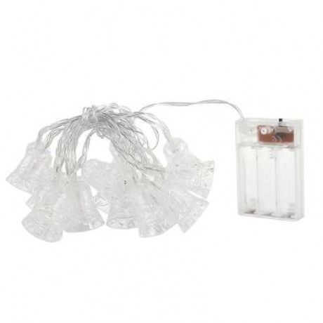 20 LEDs 2M Bell String Light Decoration Lamp (WHITE LIGHT)