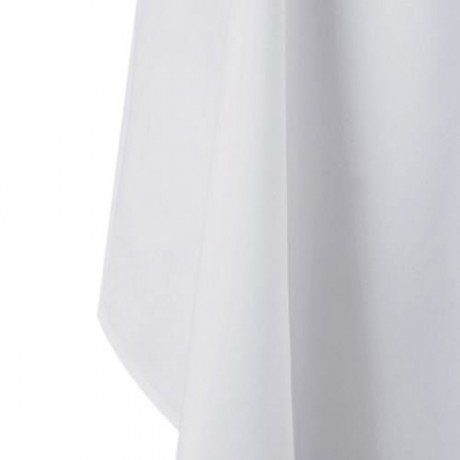 PLUS SIZE HOLLOW OUT FEATHER PRINT TOP (WHITE)