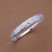 STYLISH CHIC WOMEN'S ROUND PRINTED BRACELET (SILVER)