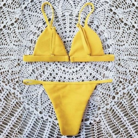 SPAGHETTI STRAP HIGH CUT BIKINI SET (BLACKISH GREEN)