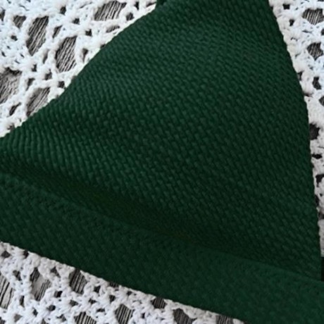 SPAGHETTI STRAP HIGH CUT BIKINI SET (BLACKISH GREEN)