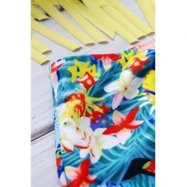 HALTER PRINT HIGH WAIST BIKINI SET WITH FRINGE TOP (YELLOW)