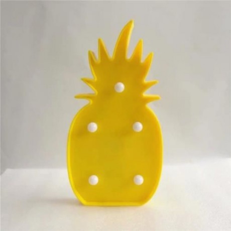HOME DECORATION PINEAPPLE SHAPE DECORATION LED NIGHT LIGHT TABLE LAMP (YELLOW)