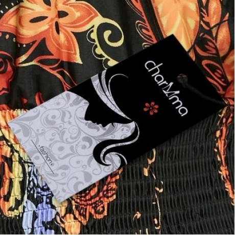 Plus Size Plunge V Neck Paisley Maxi Bohemian Dress (BLACK)