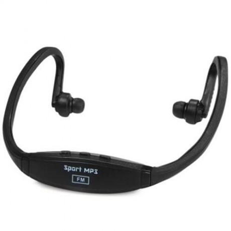 TF CARD ON-HEAD SPORTS MP3 PLAYER (BLACK)