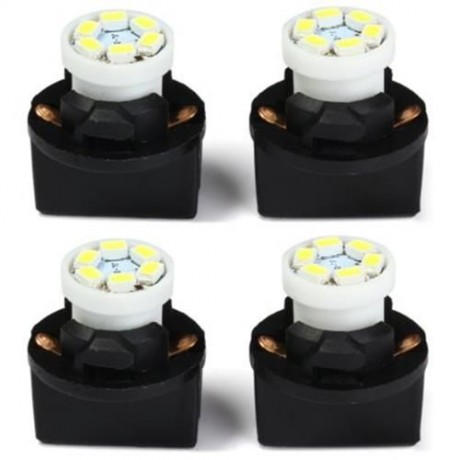 T10 SMD 1210 RED LIGHT LED INSTRUMENT PANEL DASH LAMP WITH HOLDER - 4PCS