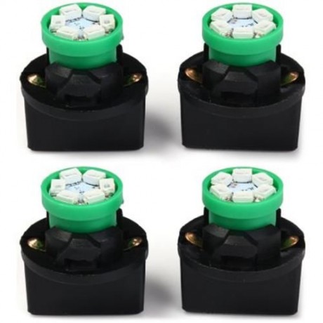 T10 SMD 1210 RED LIGHT LED INSTRUMENT PANEL DASH LAMP WITH HOLDER - 4PCS