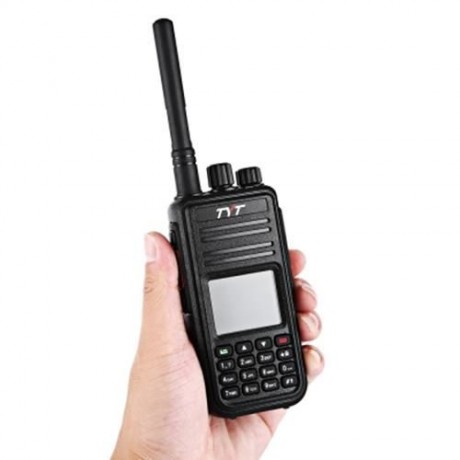 TYT MD - 380 VHF PORTABLE WALKIE TALKIE DIGITAL TRANSCEIVER WITH COLORFUL DISPLAY (BLACK)