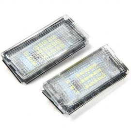 JHBK037 12V NUMBER LICENSE PLATE LIGHT / BULB WITH 18 LEDS WHITE LIGHT FOR BMW E46 4D 98 -