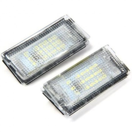 JHBK037 12V NUMBER LICENSE PLATE LIGHT / BULB WITH 18 LEDS WHITE LIGHT FOR BMW E46 4D 98 -