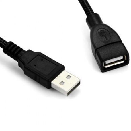 CY U2 - 237 PORTABLE USB2.0 MALE TO FEMALE EXTENSION DATA CORD (BLACK)