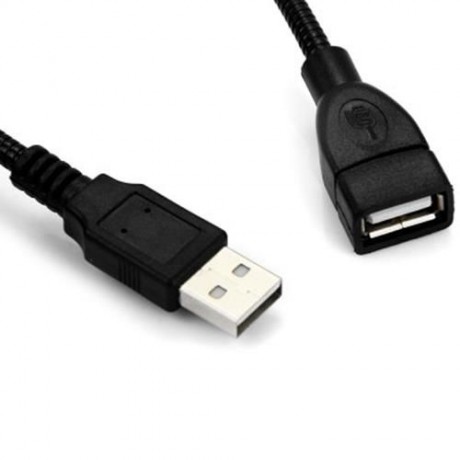 CY U2 - 237 PORTABLE USB2.0 MALE TO FEMALE EXTENSION DATA CORD (BLACK)