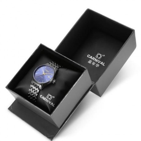 CARNIVAL 8612G AUTO MECHANICAL MEN WATCH (BLUE)