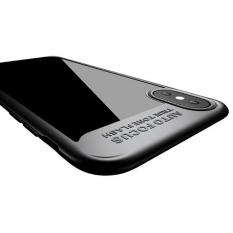 BASEUS SUTHIN CASE PROTECTIVE BACK COVER FOR IPHONE X (BLACK)