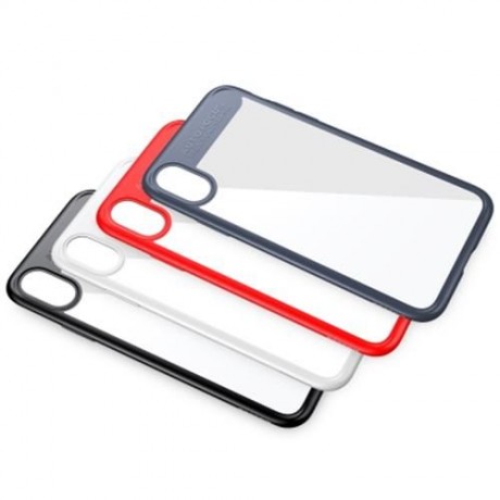 BASEUS SUTHIN CASE PROTECTIVE BACK COVER FOR IPHONE X (RED)