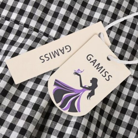 TURN-DOWN COLLAR BELL SLEEVE EMBROIDERY SHIRT FOR WOMEN (CHECKED)