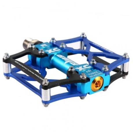 SHANMASHI Paired Cycling Mountain Bicycle Bike Bearing Pedal (BLUE)