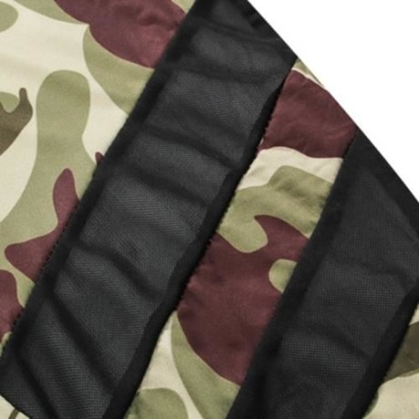 ROUND COLLAR CAMOUFLAGE SPLICED WOMEN CROP TOP WITH PANTS (ACU CAMOUFLAGE)