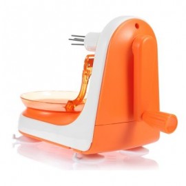 Apple Peeler Stainless Blade Fruits Peeled Tool (BRIGHT ORANGE)