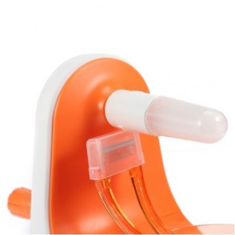 Apple Peeler Stainless Blade Fruits Peeled Tool (BRIGHT ORANGE)