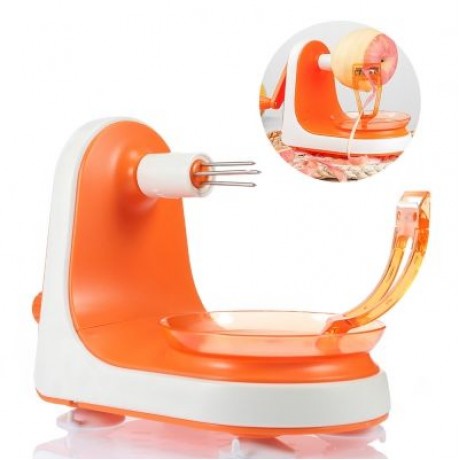 Apple Peeler Stainless Blade Fruits Peeled Tool (BRIGHT ORANGE)