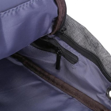 GUAPABIEN MULTIPURPOSE CROSSBODY CHEST BACKPACK FOR MEN (GRAY)