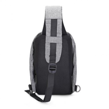 GUAPABIEN MULTIPURPOSE CROSSBODY CHEST BACKPACK FOR MEN (GRAY)