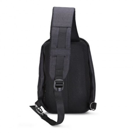 GUAPABIEN MULTIPURPOSE CROSSBODY CHEST BACKPACK FOR MEN (BLACK)