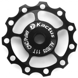 KACTUS CNC 11T JOCKEY WHEEL REAR DERAILLEUR PULLEY WITH ALLUMINUM ALLOY MATERIAL FOR SHIMA