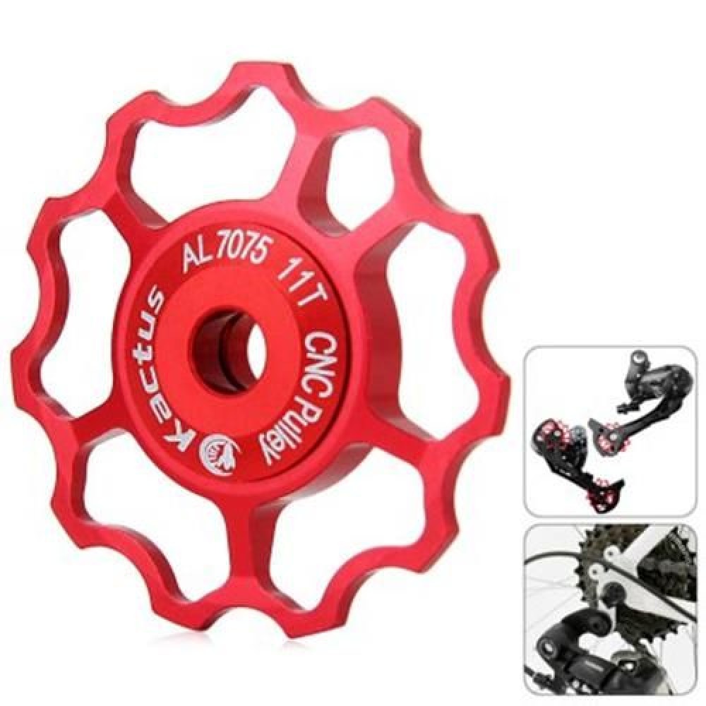 KACTUS CNC 11T JOCKEY WHEEL REAR DERAILLEUR PULLEY ALLUMINUM ALLOY BIKE PARTS FOR SHIMANO 