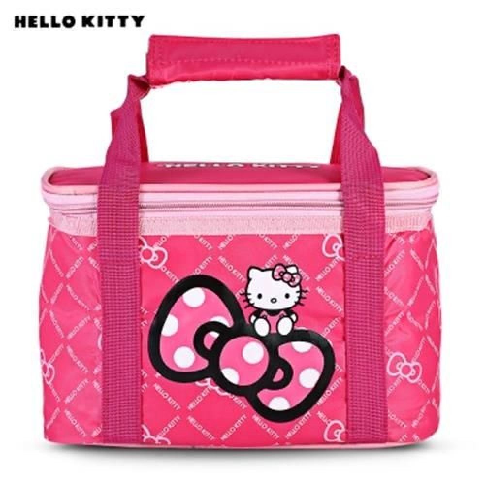 HELLO KITTY PORTABLE INSULATED THERMAL FOOD PICNIC LUNCH BAG (TUTTI FRUTTI)