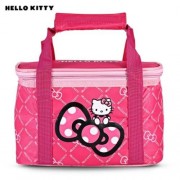 HELLO KITTY PORTABLE INSULATED THERMAL FOOD PICNIC LUNCH BAG (TUTTI FRUTTI)