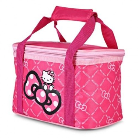 HELLO KITTY PORTABLE INSULATED THERMAL FOOD PICNIC LUNCH BAG (TUTTI FRUTTI)