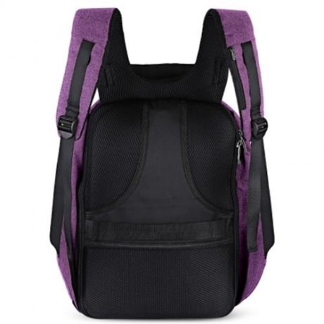 GUAPABIEN MULTIFUNCTION TRAVEL USB PORT BACKPACK FOR MEN (PURPLE)