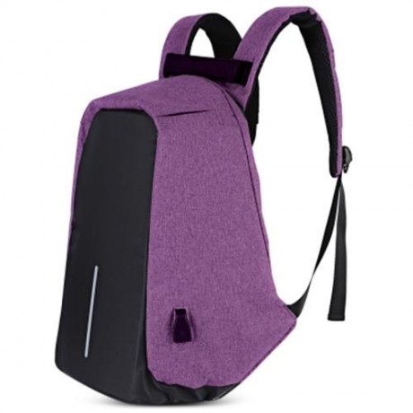 GUAPABIEN MULTIFUNCTION TRAVEL USB PORT BACKPACK FOR MEN (PURPLE)